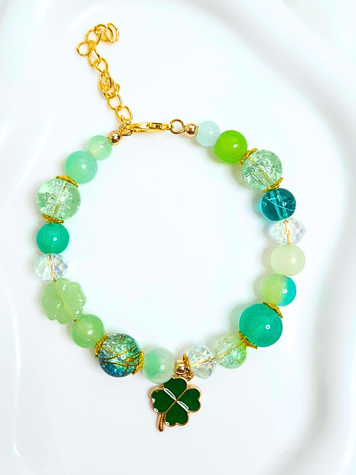 • Bracelet Simple • Trèfle Porte-Bonheur