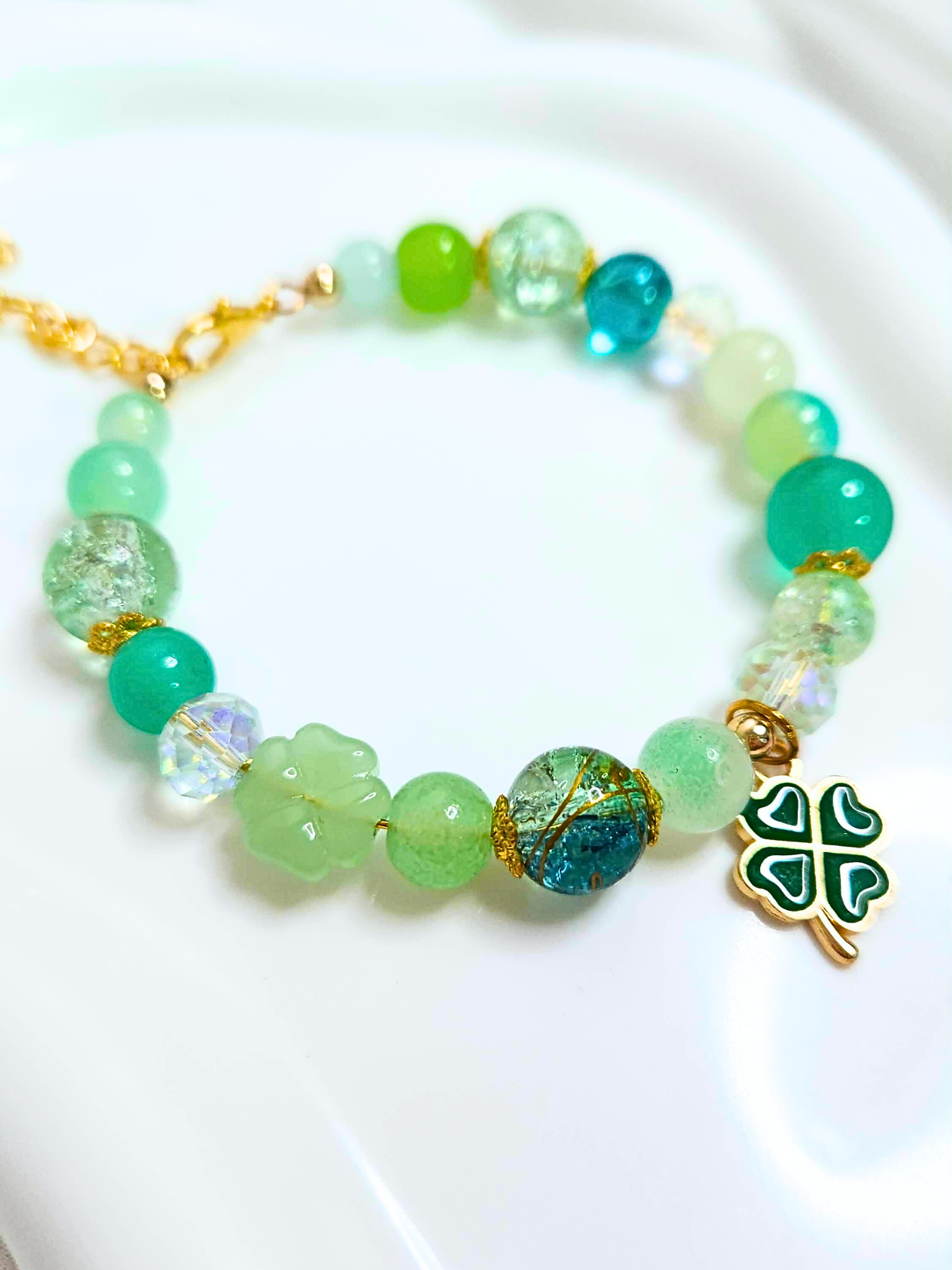 • Bracelet Simple • Trèfle Porte-Bonheur