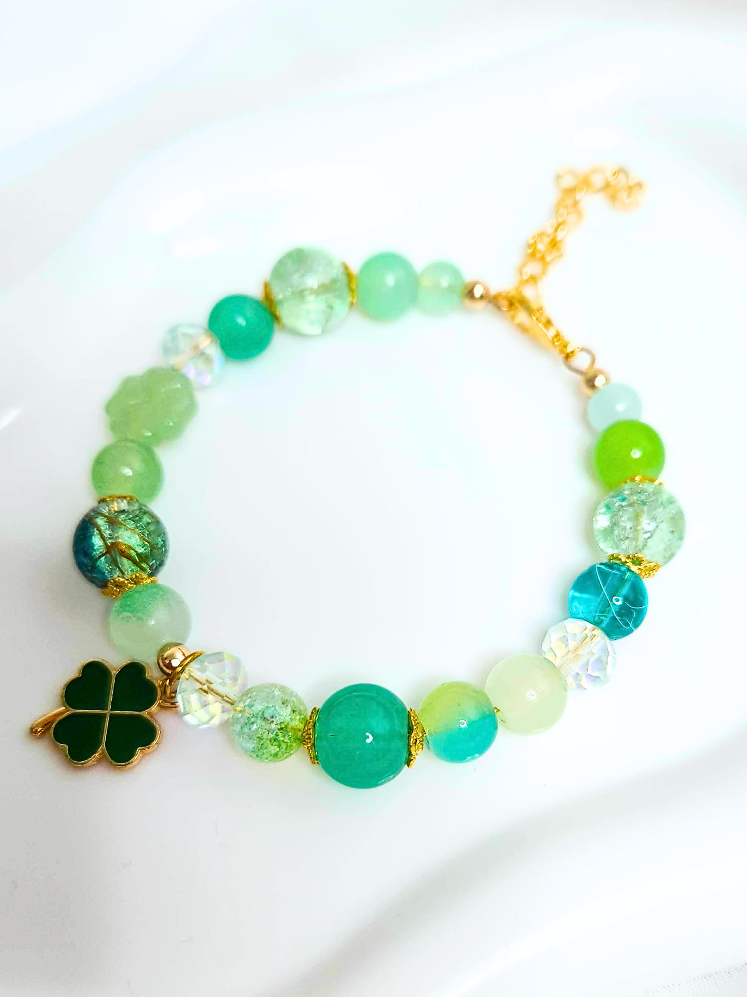 • Bracelet Simple • Trèfle Porte-Bonheur