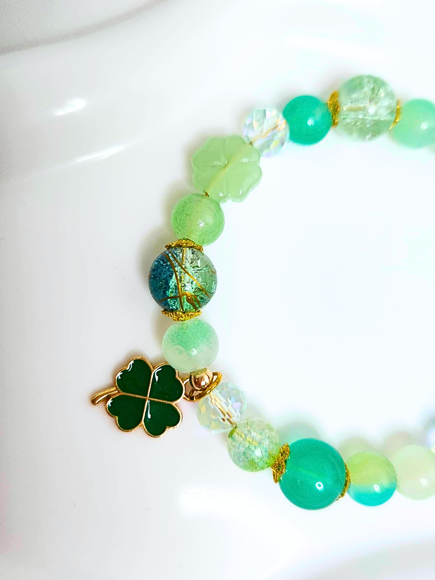 • Bracelet Simple • Trèfle Porte-Bonheur