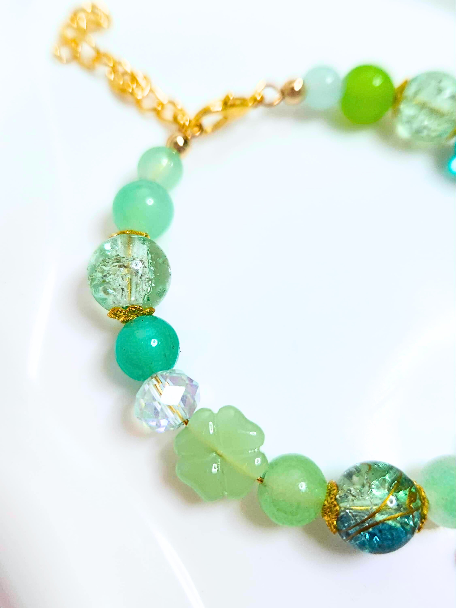 • Bracelet Simple • Trèfle Porte-Bonheur