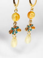 • Earrings • Enamel Shine