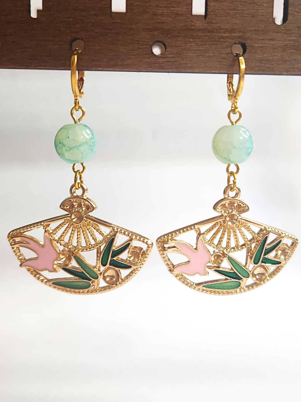 • Boucles d'oreilles • Hirondelle d’Or