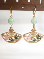 • Boucles d'oreilles • Hirondelle d’Or