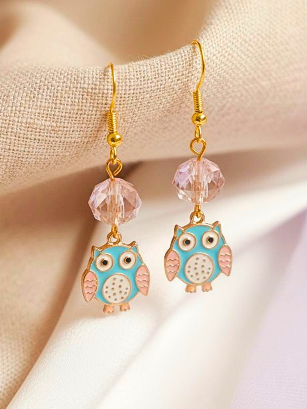 • Boucles d'oreilles • Chouette Douceur
