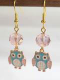 • Boucles d'oreilles • Chouette Douceur