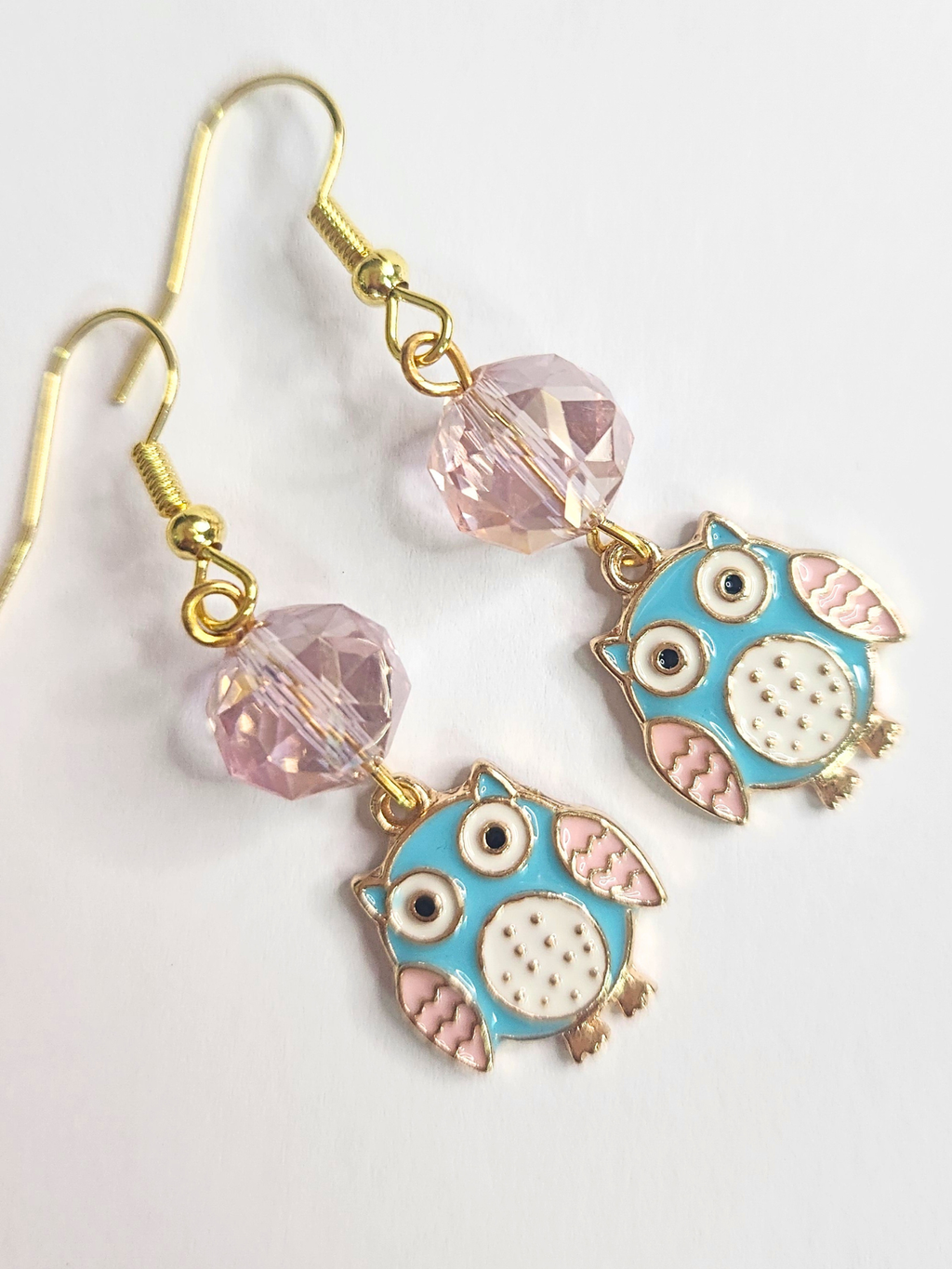 • Boucles d'oreilles • Chouette Douceur