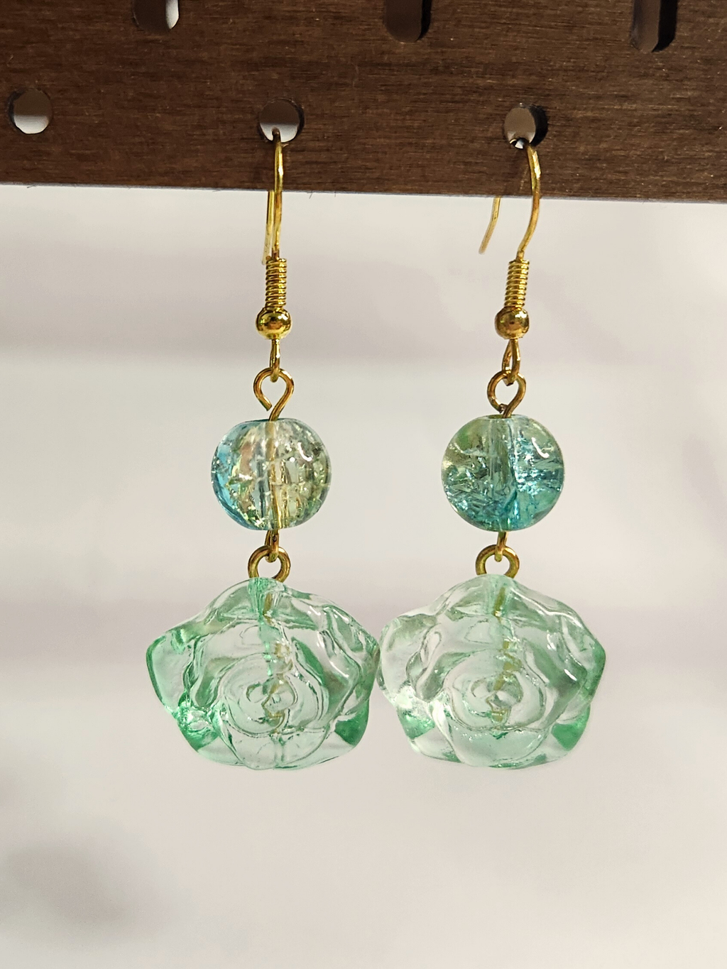 • Boucles d'oreilles • Rosée Turquoise