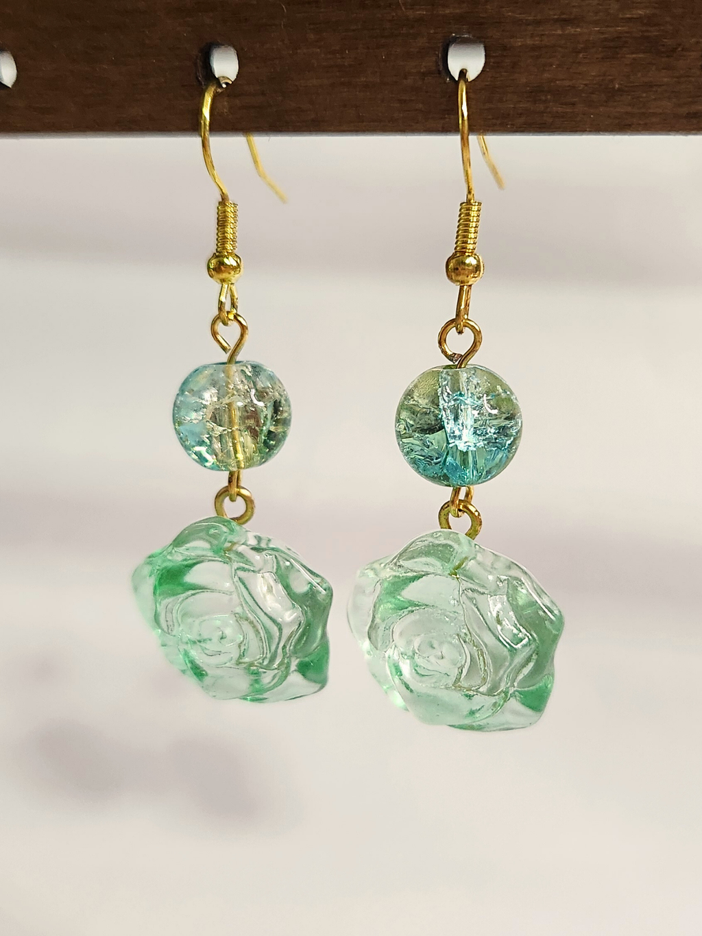 • Boucles d'oreilles • Rosée Turquoise