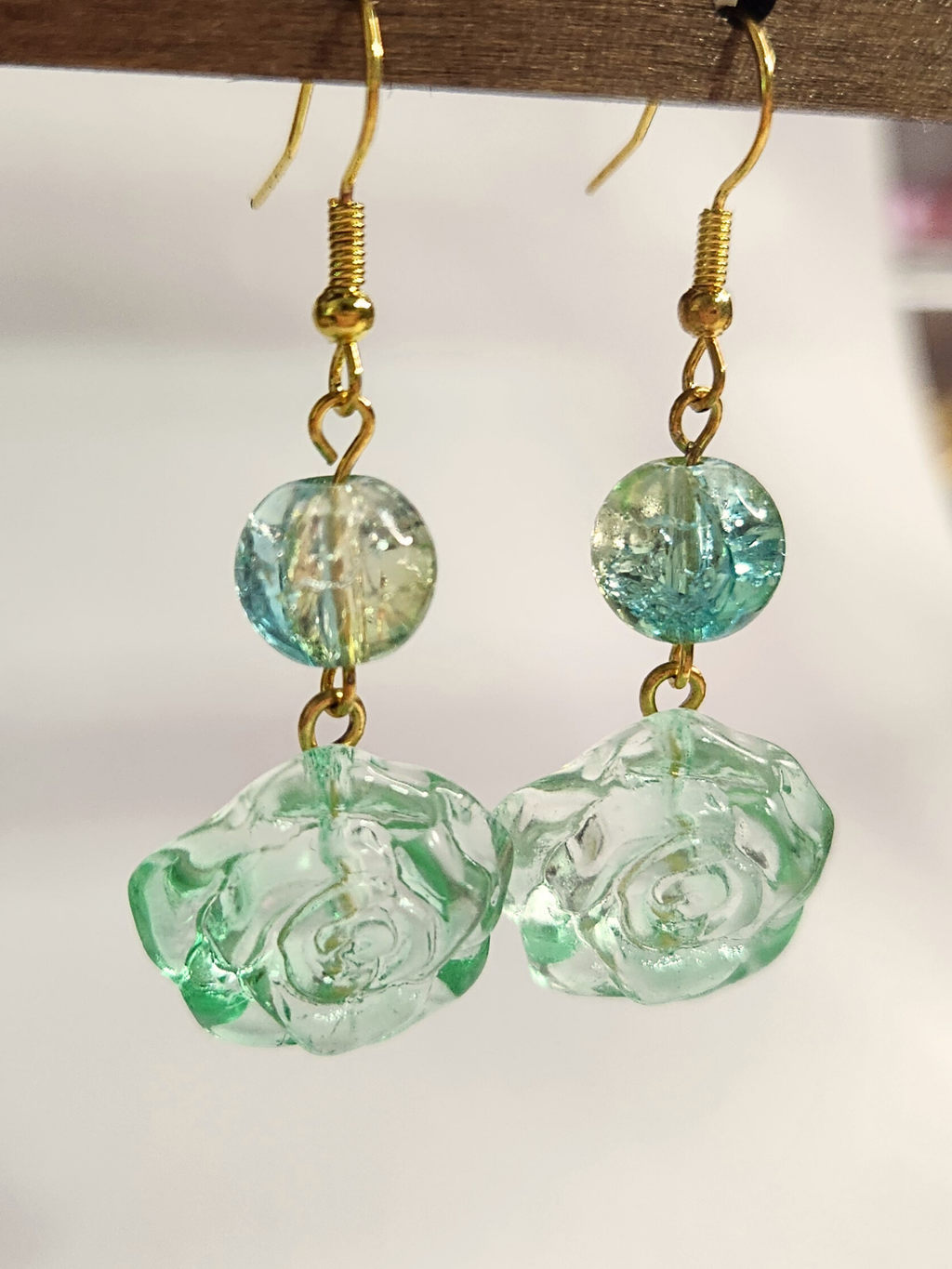 • Boucles d'oreilles • Rosée Turquoise