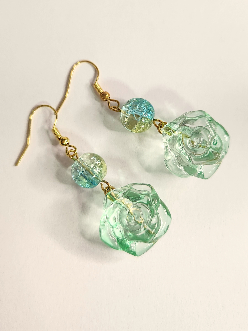 • Boucles d'oreilles • Rosée Turquoise
