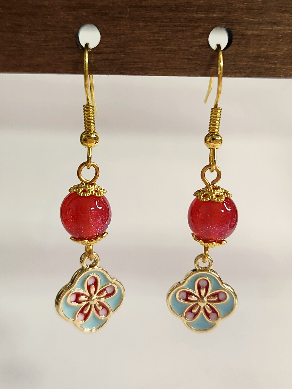 • Boucles d'oreilles • Fleur Royale