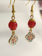 • Boucles d'oreilles • Fleur Royale