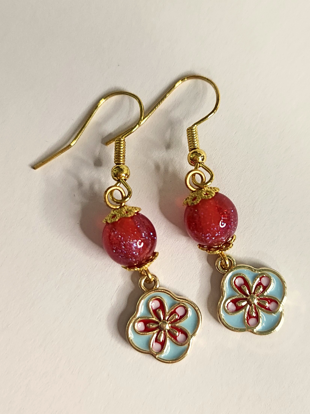 • Boucles d'oreilles • Fleur Royale