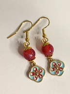 • Boucles d'oreilles • Fleur Royale