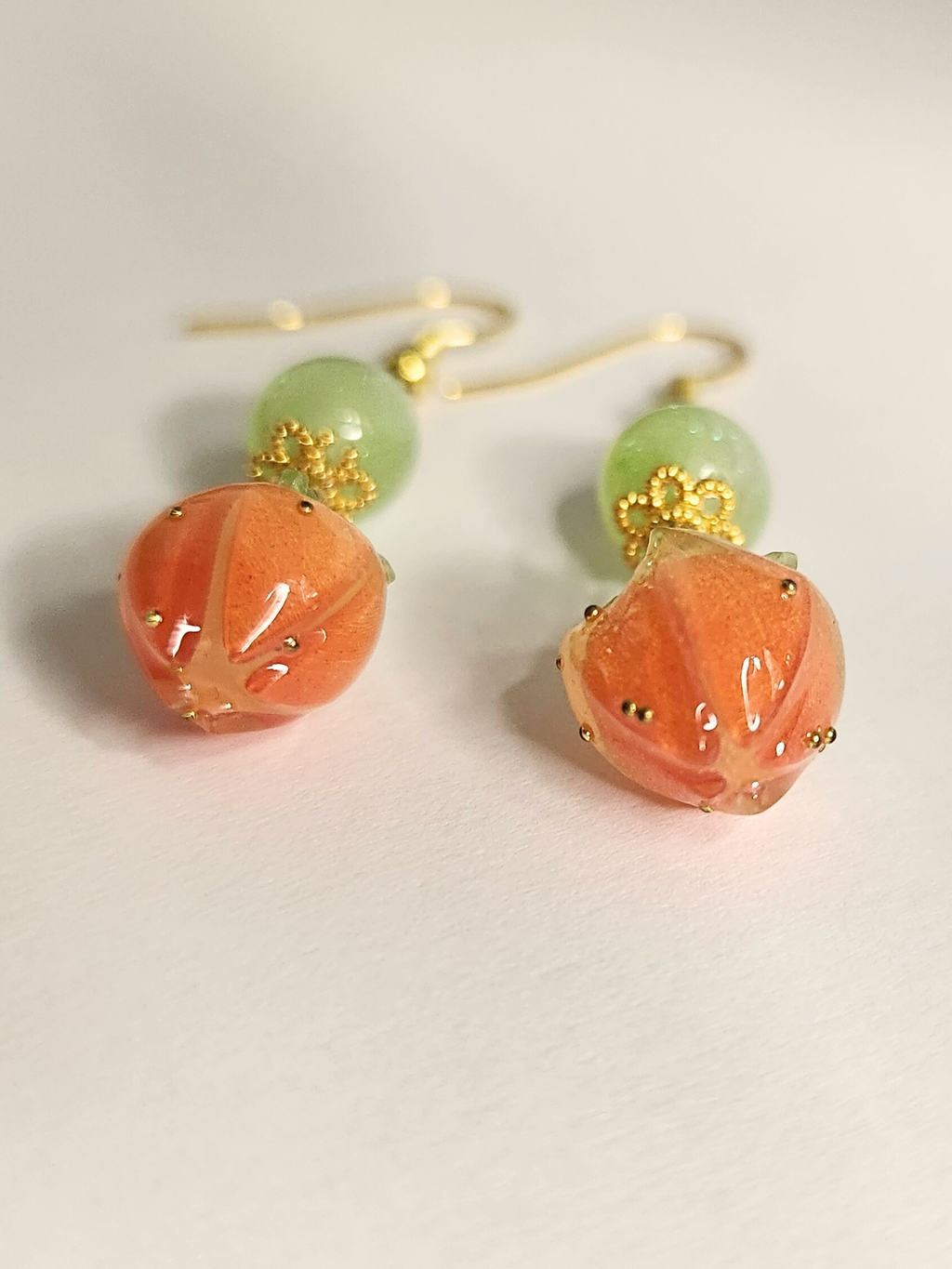 • Boucles d'oreilles • Douce Fraise