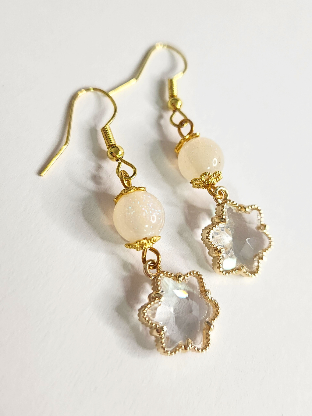 • Boucles d'oreilles • Étoile Céleste