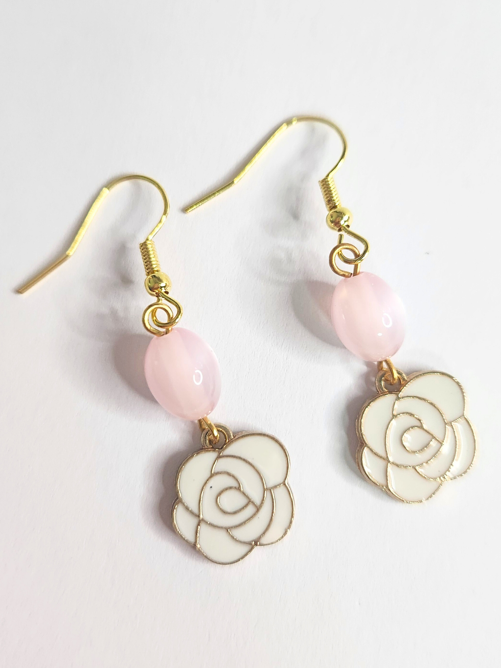 • Boucles d'oreilles • Rosée Romantique