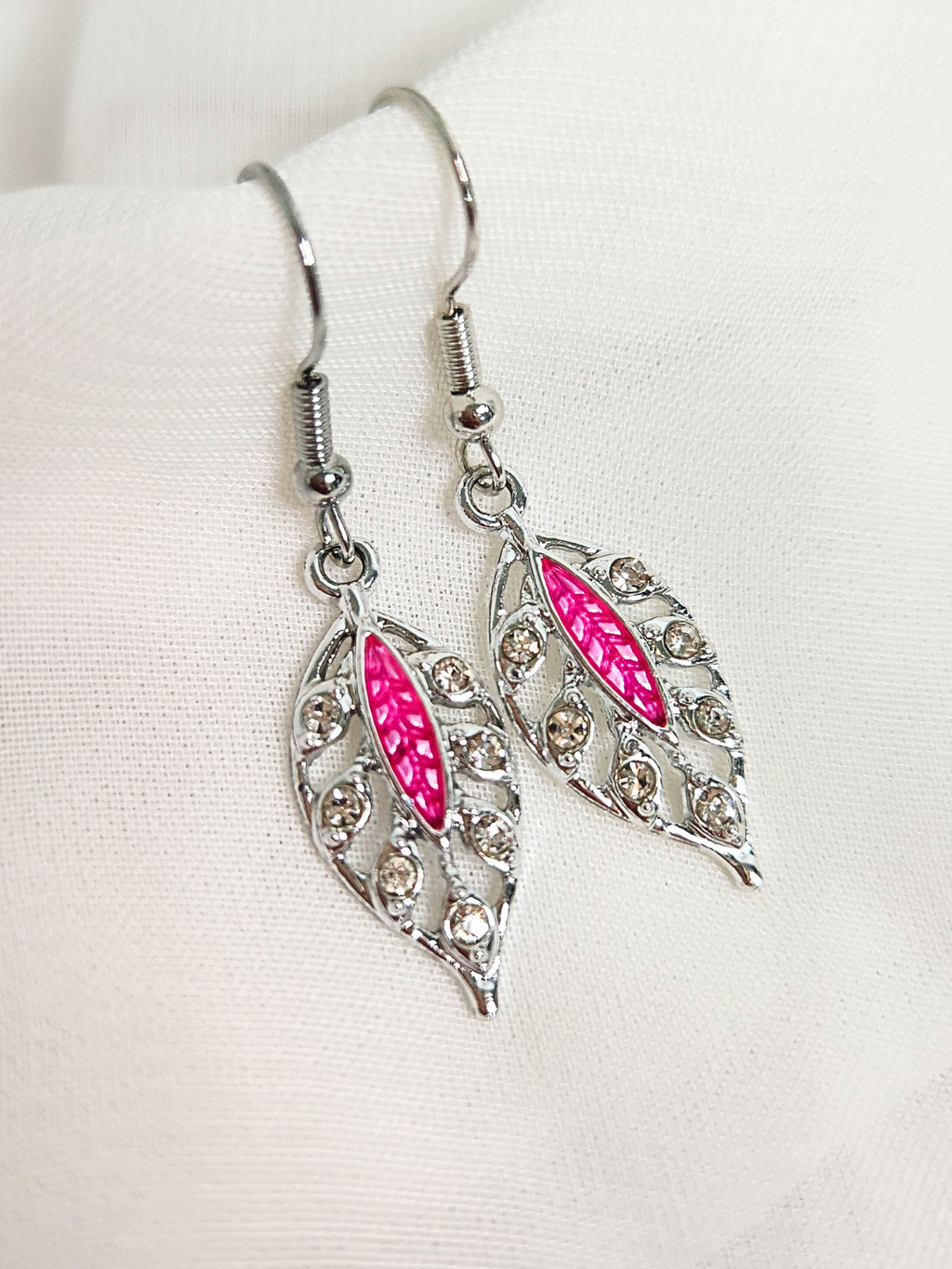 • Boucles d'oreilles • Éclat Fuchsia