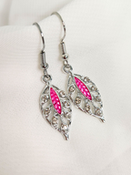 • Boucles d'oreilles • Éclat Fuchsia