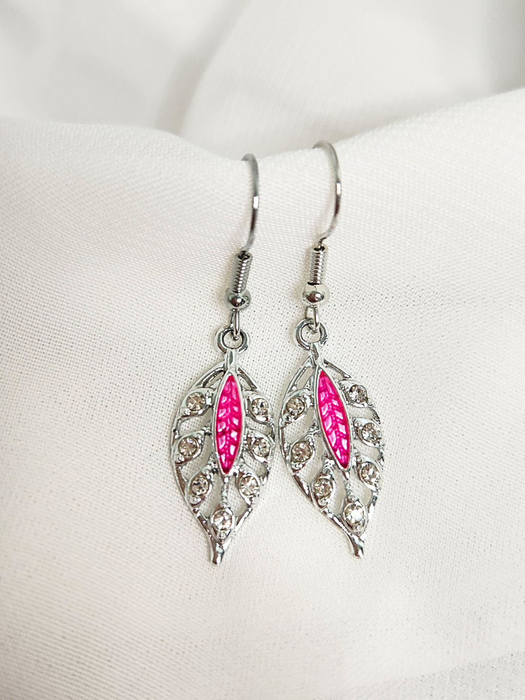 • Boucles d'oreilles • Éclat Fuchsia