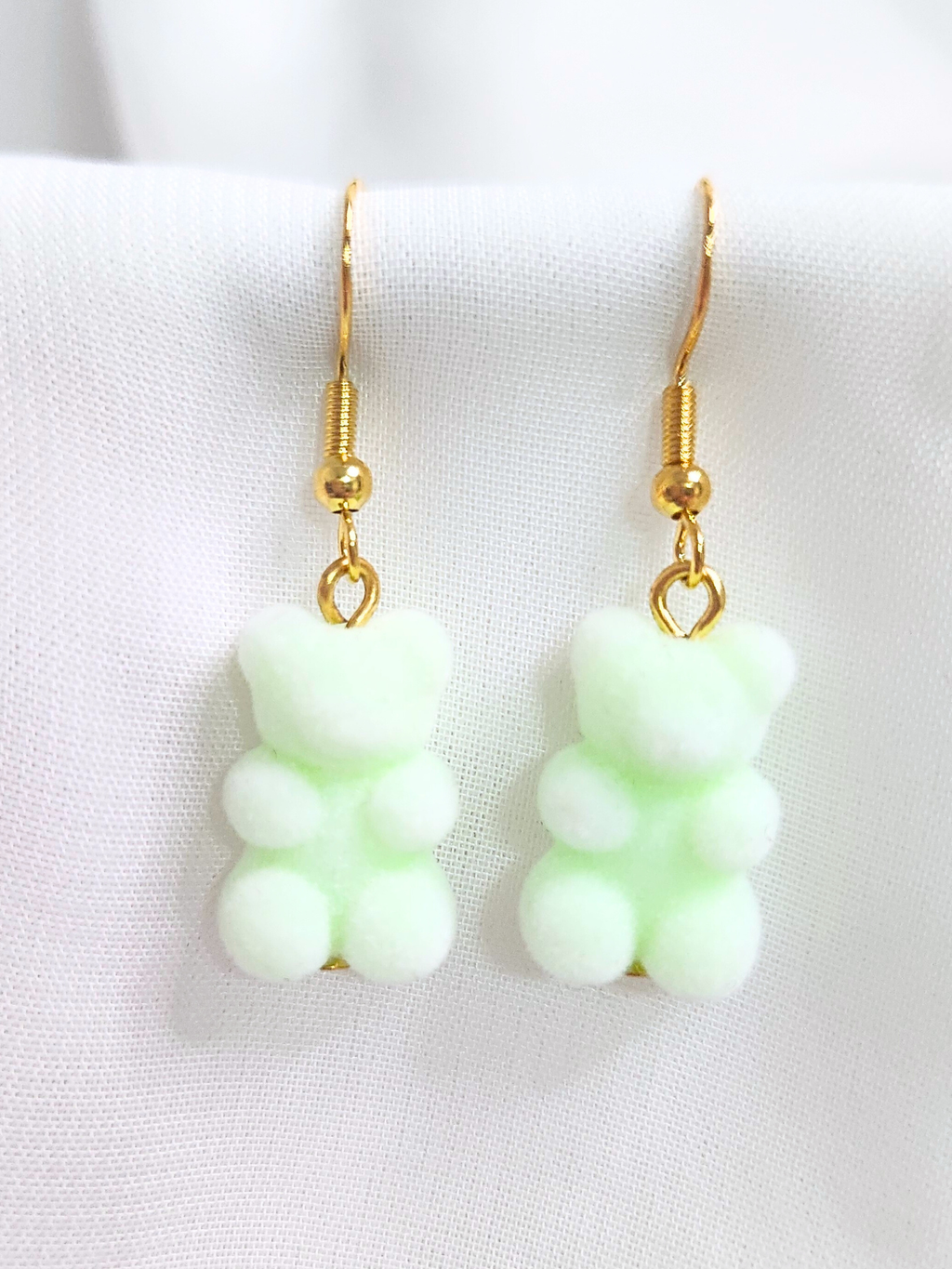 • Boucles d'oreilles • Bonbon Menthe