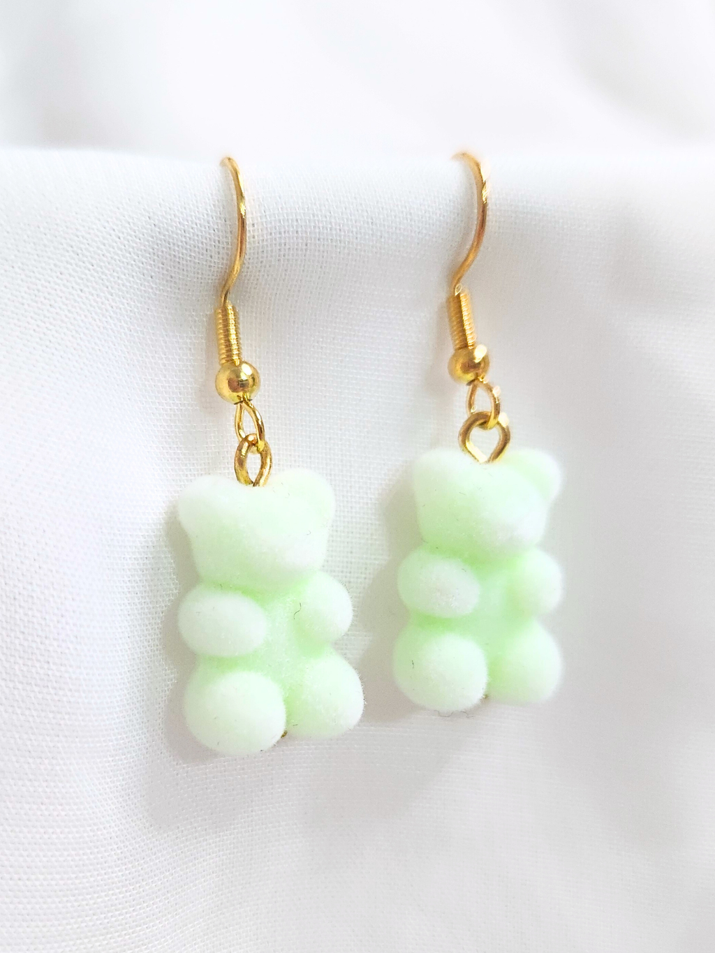 • Boucles d'oreilles • Bonbon Menthe