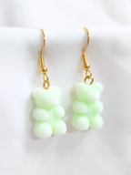• Boucles d'oreilles • Bonbon Menthe