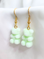• Boucles d'oreilles • Bonbon Menthe