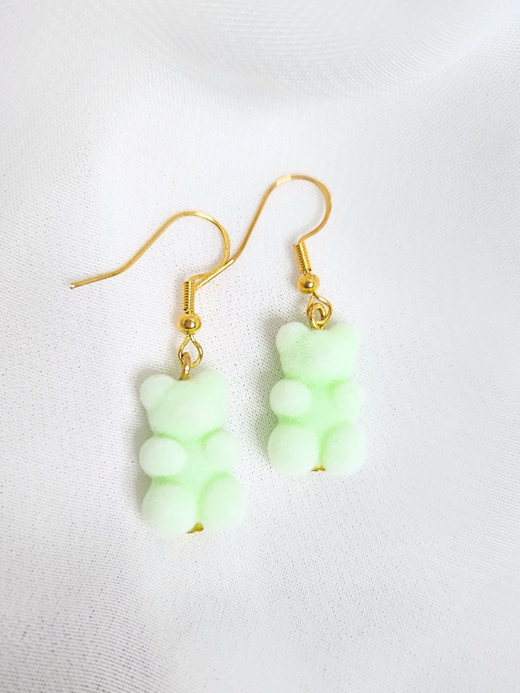 • Boucles d'oreilles • Bonbon Menthe