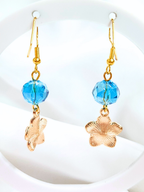 • Boucles d'oreilles • Fleur Azur