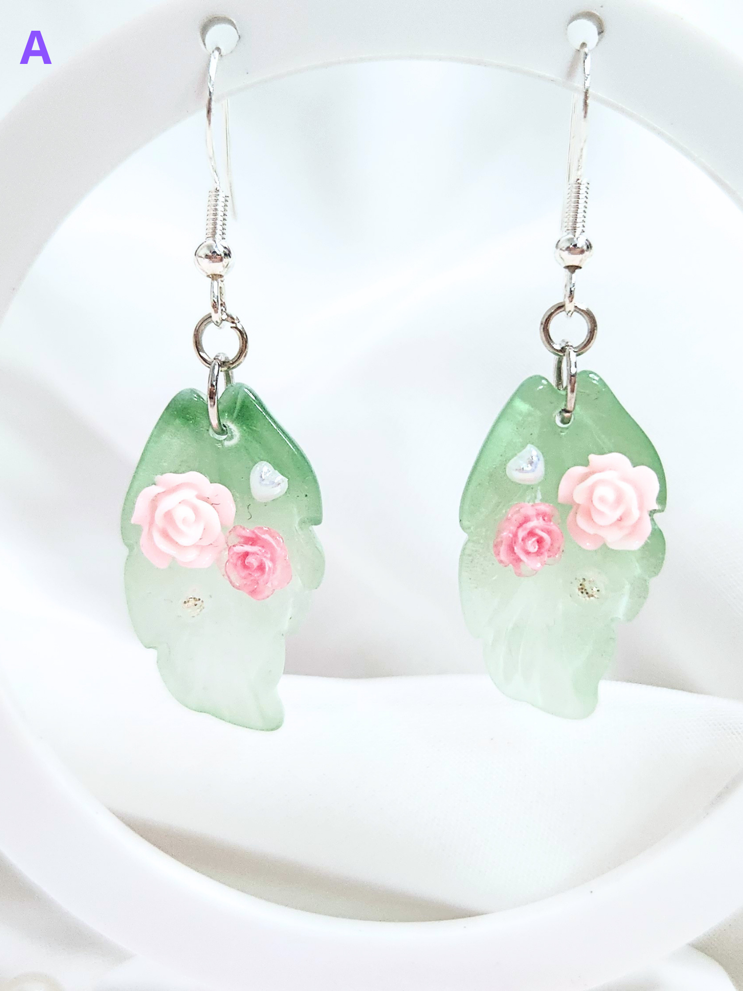 • Earrings • Enchanted Leaves