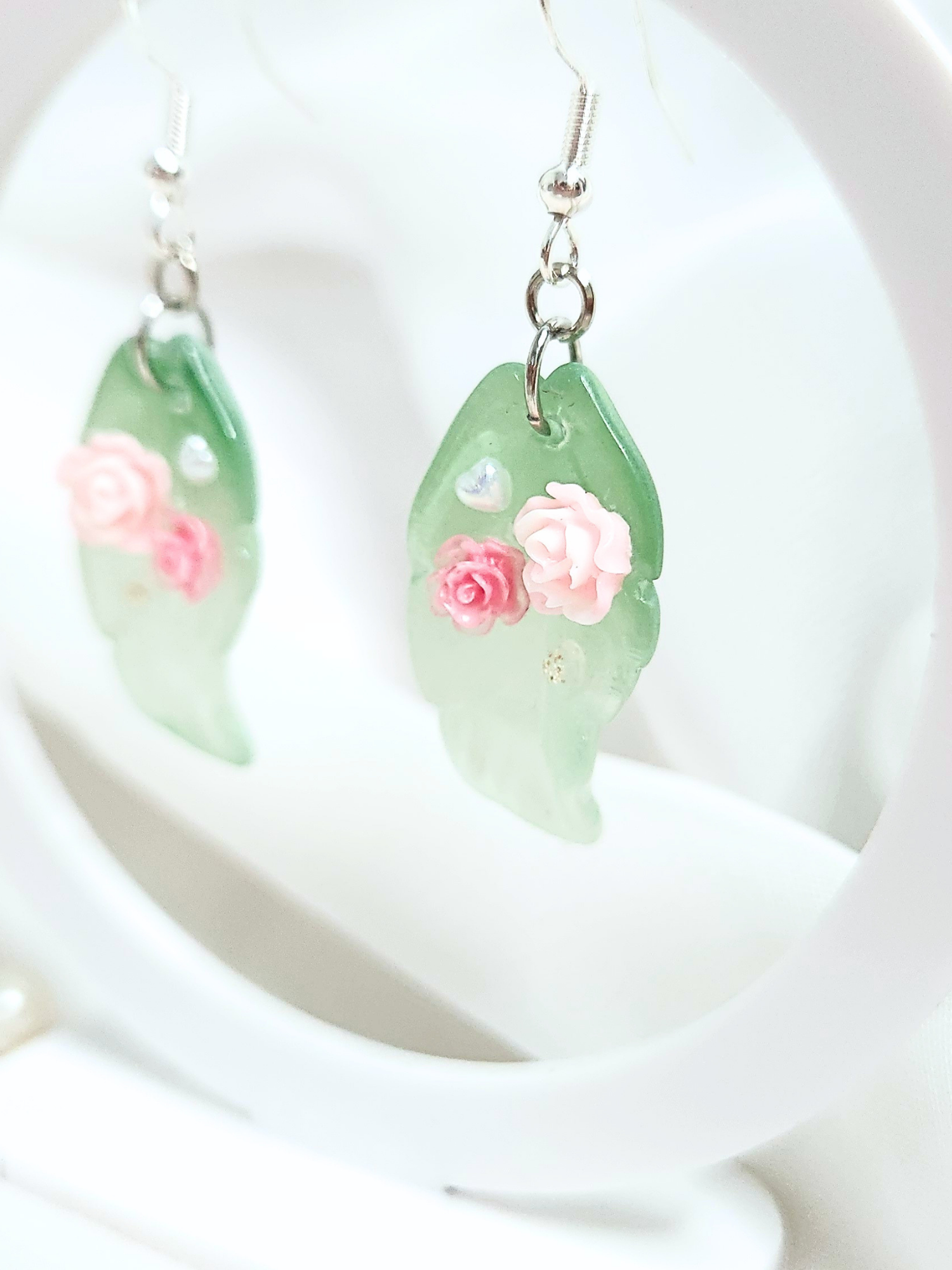 • Earrings • Enchanted Leaves