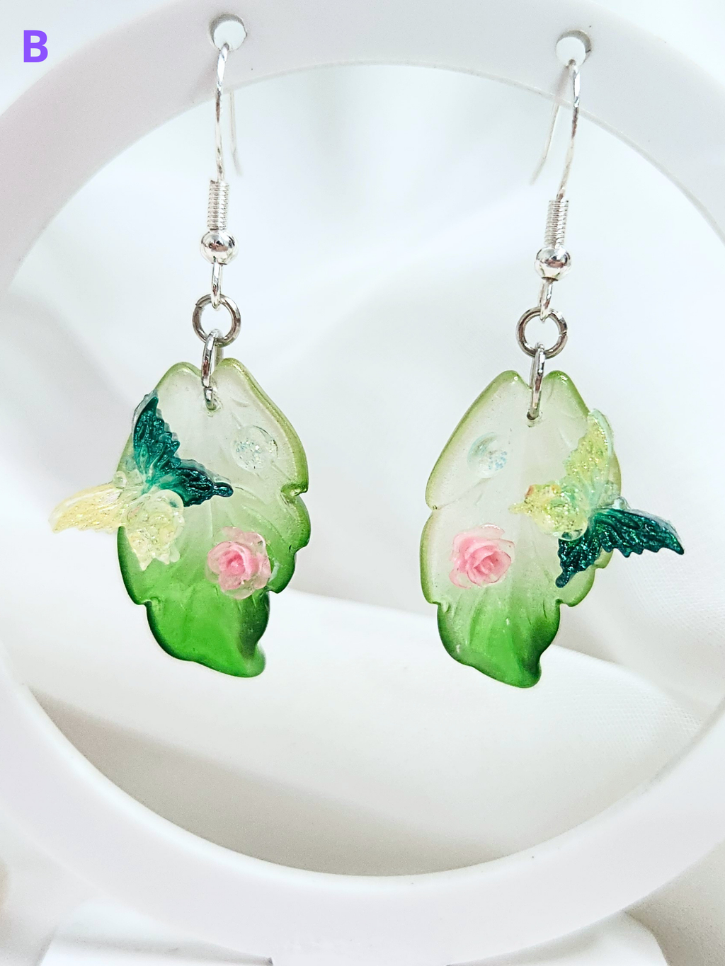 • Earrings • Enchanted Leaves