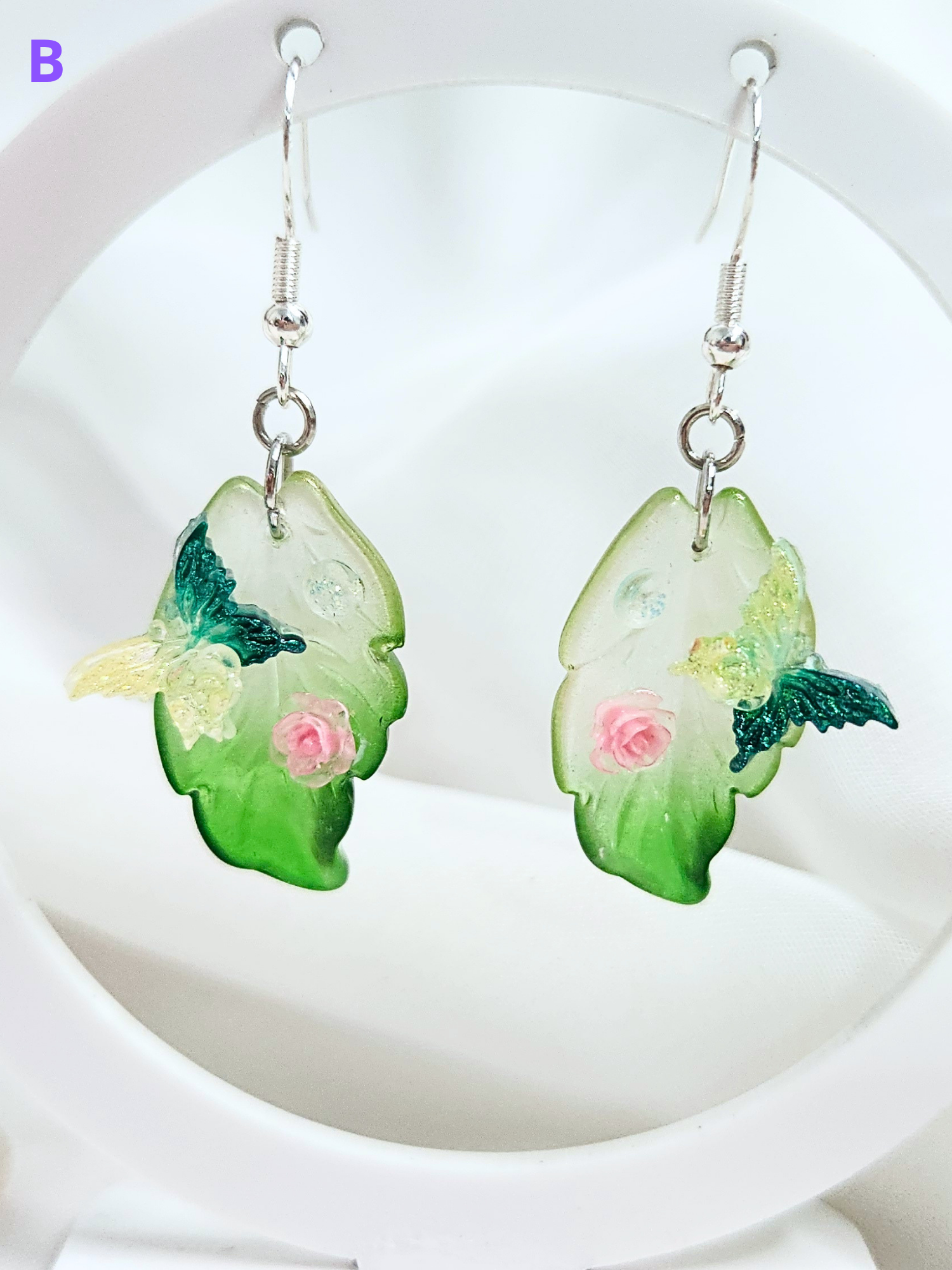 • Earrings • Enchanted Leaves