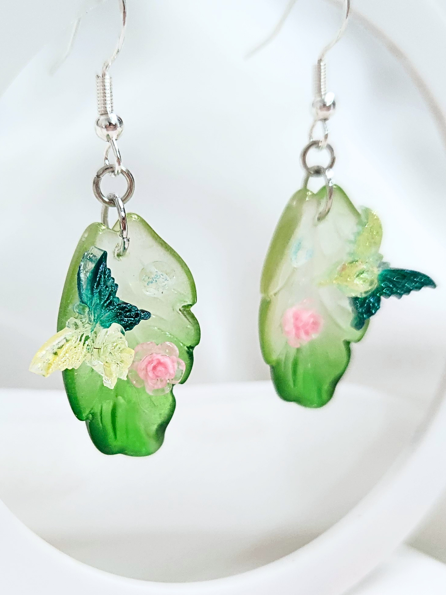 • Earrings • Enchanted Leaves