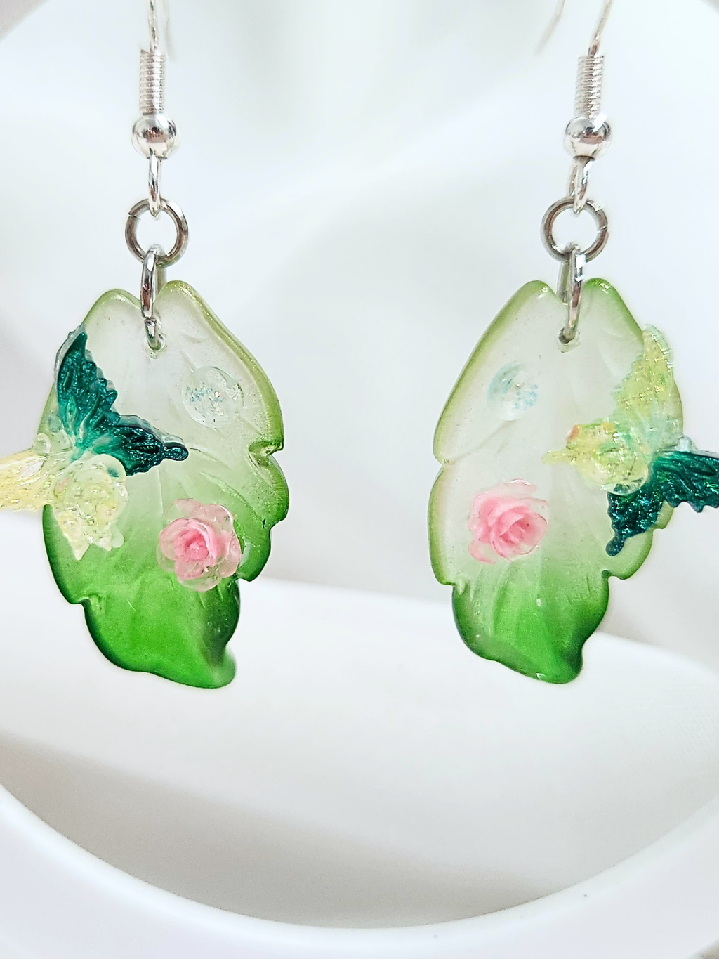 • Earrings • Enchanted Leaves