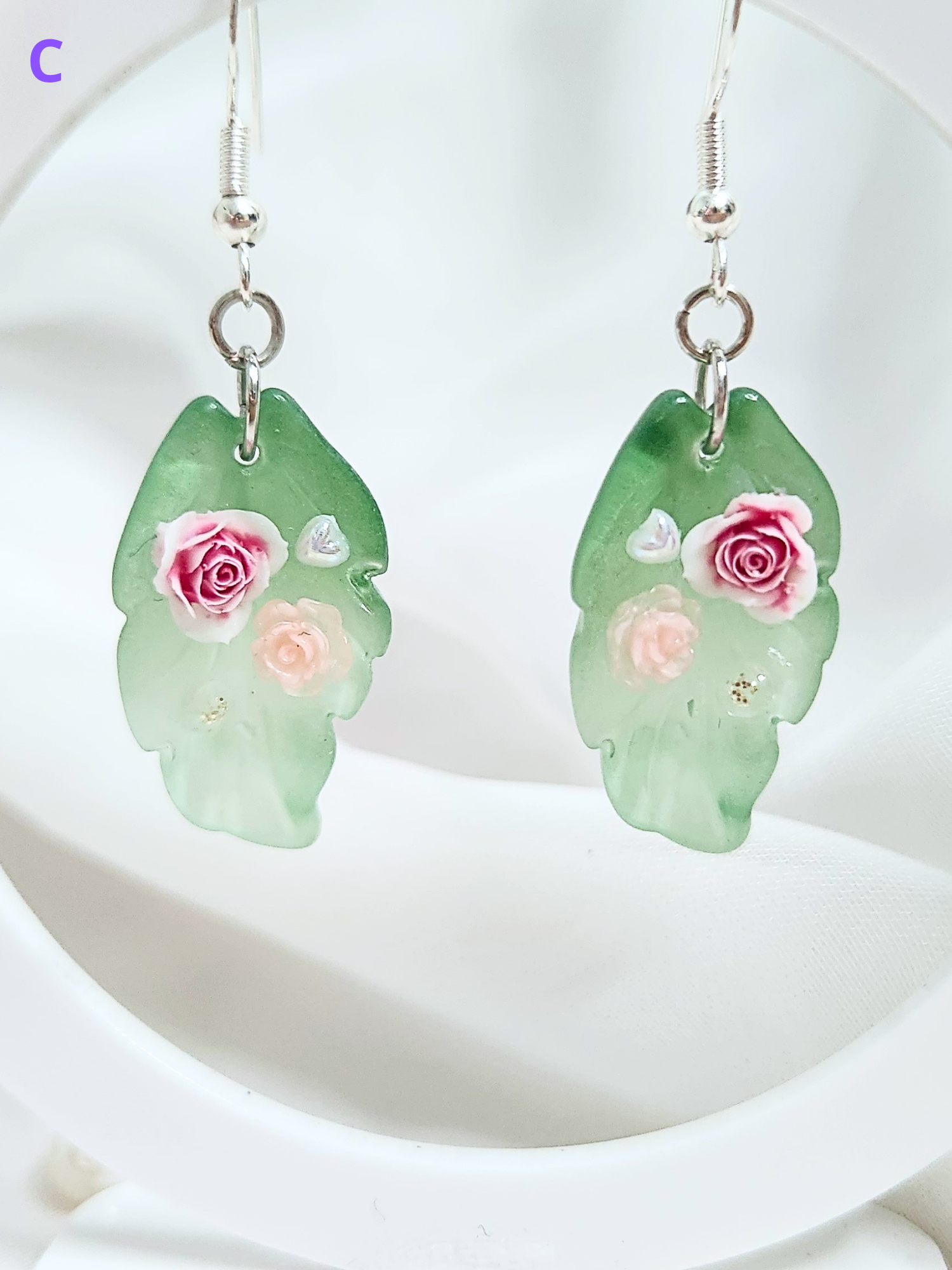 • Earrings • Enchanted Leaves