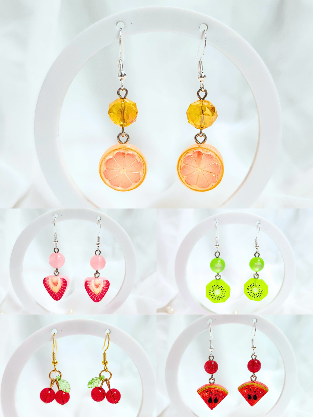 • Boucles d'oreilles • Jardin Fruité