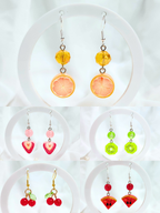 • Boucles d'oreilles • Jardin Fruité
