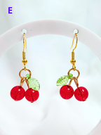 • Boucles d'oreilles • Jardin Fruité