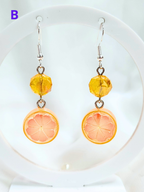 • Boucles d'oreilles • Jardin Fruité