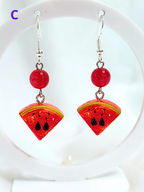 • Boucles d'oreilles • Jardin Fruité