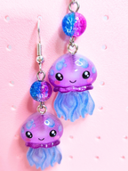 • Earrings • Lunar Jellyfish