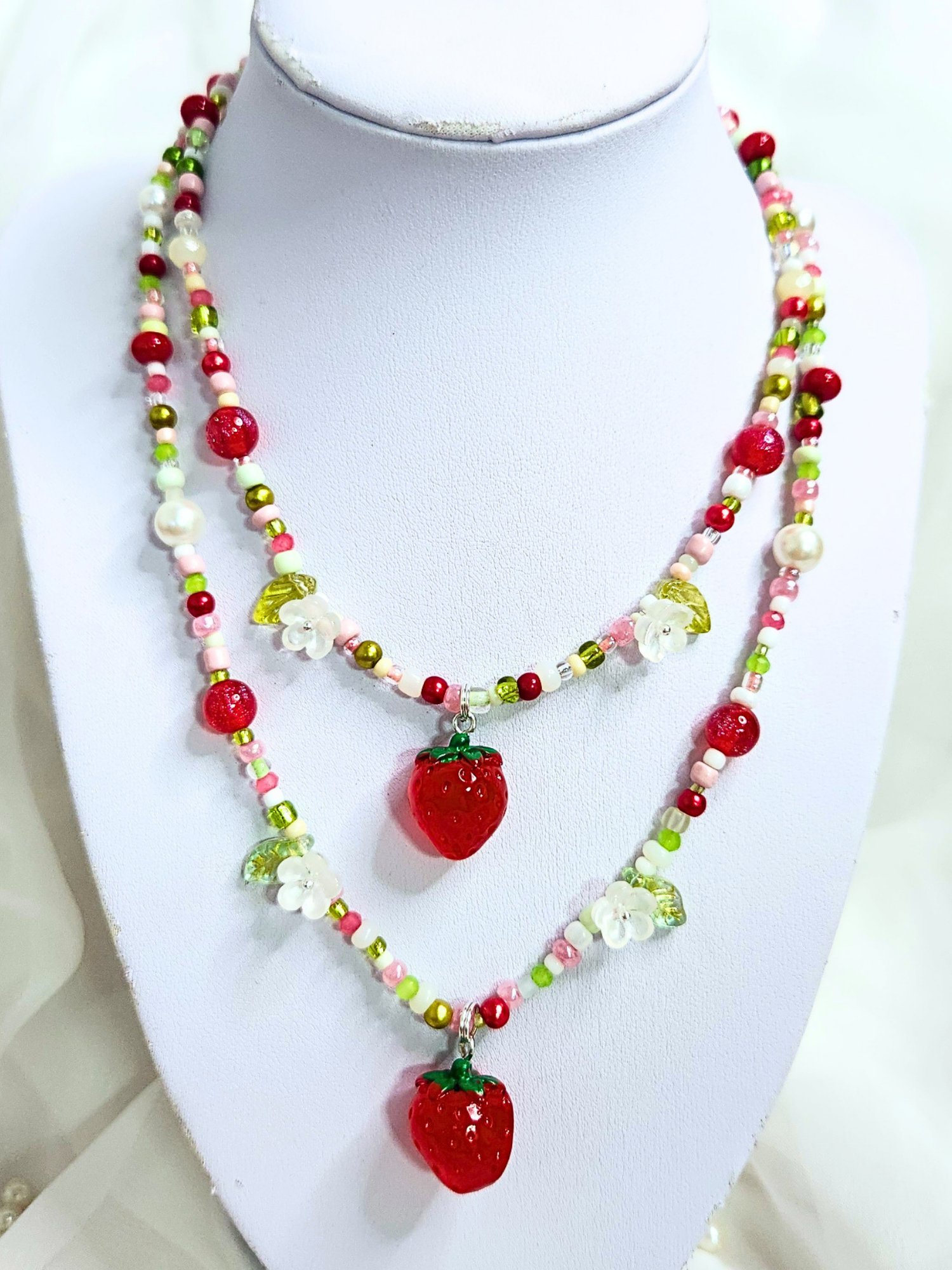 • Collier • Fraise Gourmande