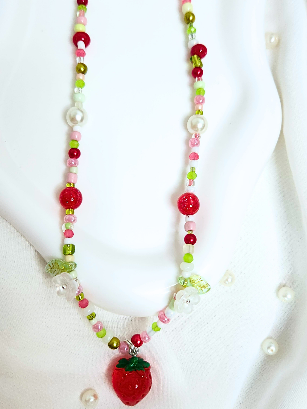 • Collier • Fraise Gourmande