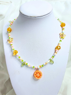 • Collier • Orange Soleil
