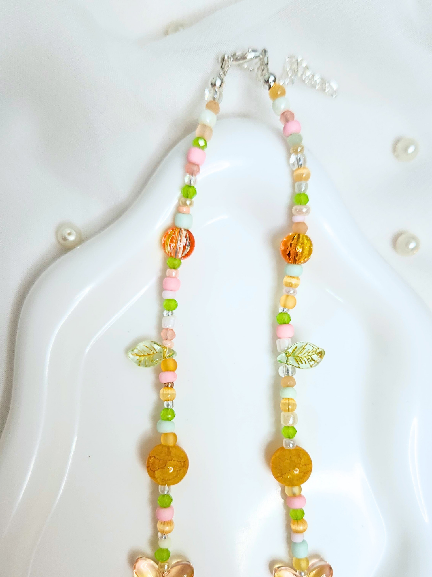 • Collier • Orange Soleil