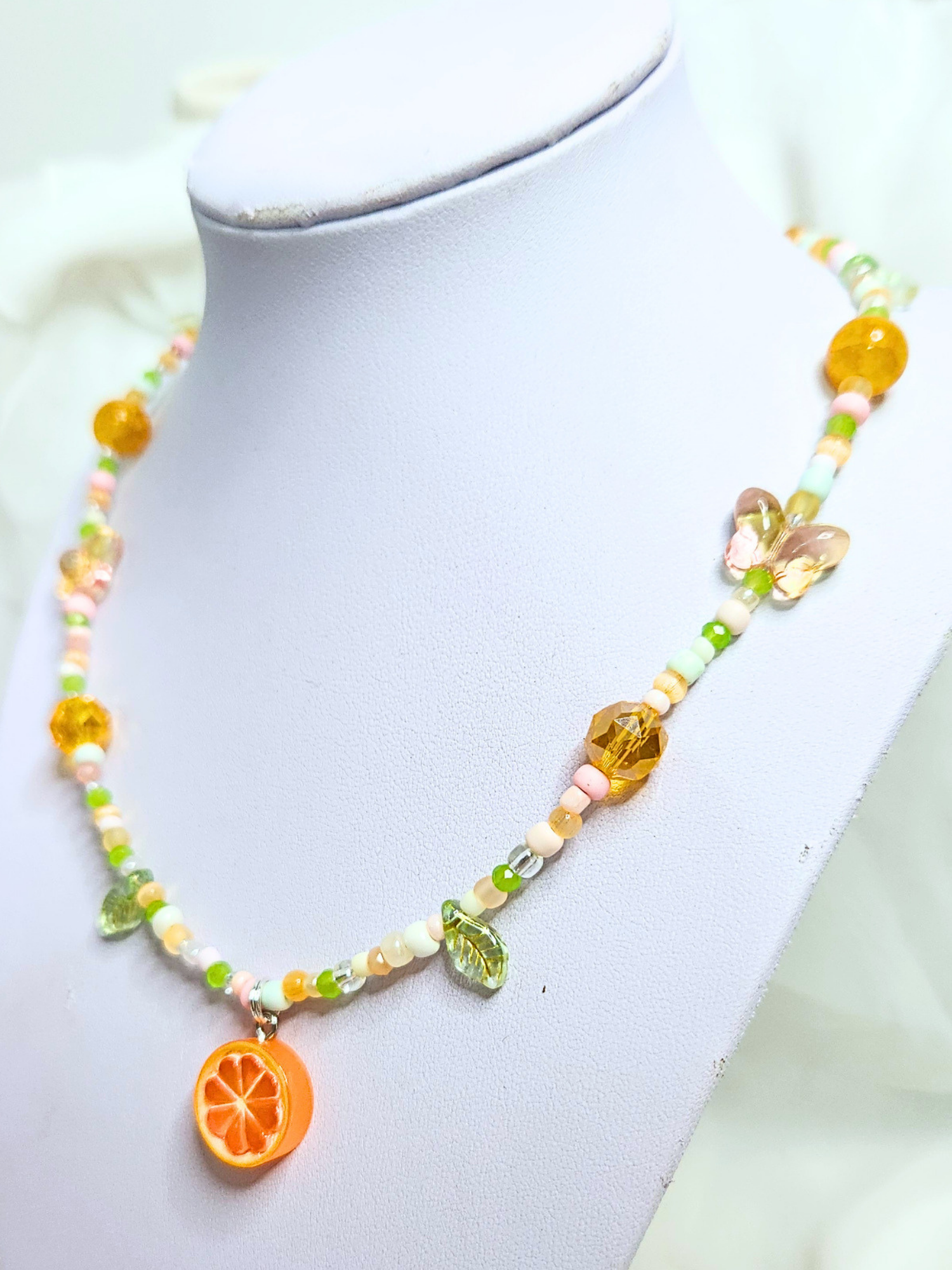 • Collier • Orange Soleil
