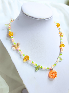 • Collier • Orange Soleil